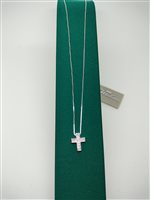 Collana Miluna Donna Le Croci Gemme Preziose in Oro Diamante 0.089 Ct CLD4711 - CLD4711